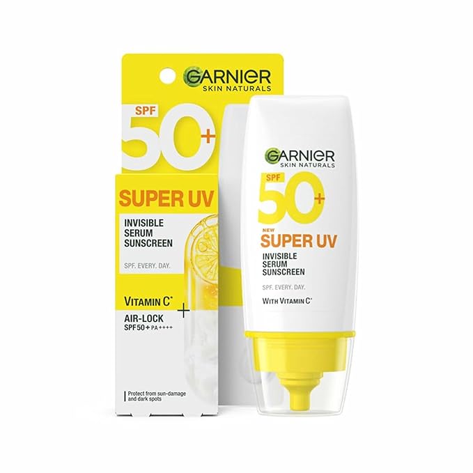 Garnier Super UV Invisible Serum Sunscreen SPF 50 packshot